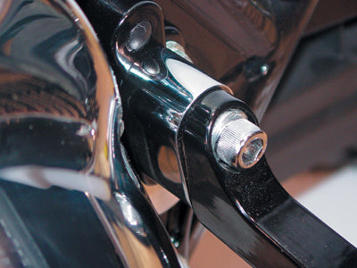 HARLEY Beifahrer-Trittbrett-Distanzstück-Erweiterung Chrom Passt 1986-UP FLT,
