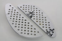 HARLEY Fahrer Chrom Halbmond Trittbrett-Set passend für FLT ab 1980, FLT ab 1980, FLST ab 1986,