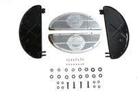 HARLEY Half Moon Trittbrett-Set Schwarz Passend für 1936-1948 U, 1941-1984 FL, 1936-1952 W, 1936-1973 G,
