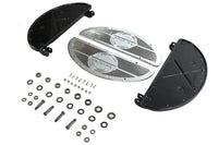 HARLEY Half Moon Trittbrett-Set Schwarz Passend für 1936-1948 U, 1941-1984 FL, 1936-1952 W, 1936-1973 G,