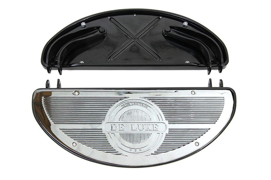 HARLEY Half Moon Trittbrett-Set Schwarz Passend für 1936-1948 U, 1941-1984 FL, 1936-1952 W, 1936-1973 G,