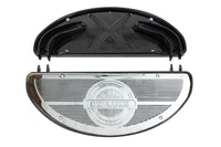 HARLEY Half Moon Trittbrett-Set Schwarz Passend für 1936-1948 U, 1941-1984 FL, 1936-1952 W, 1936-1973 G,