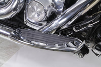 HARLEY Fahrer-Trittbretter-Set mit Schienendesign Passend für FLT Modelle ab Bj. 1980, FLST Modelle ab Bj. 1986, FLT Modelle ab Bj. 1980,