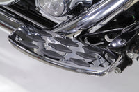 HARLEY Fahrer Trittbrett-Set mit Diamant-Design Passend für FLT ab Bj. 1980, FLST ab Bj. 1986, FLT ab Bj. 1980,