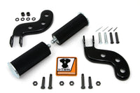 HARLEY Soziusfußrasten-Set Schwarz Passend für 1941-1964 FL, 1940-1952 EL,