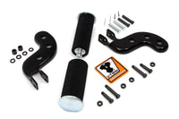 HARLEY Soziusfußrasten-Set Schwarz Passend für 1941-1964 FL, 1940-1952 EL,
