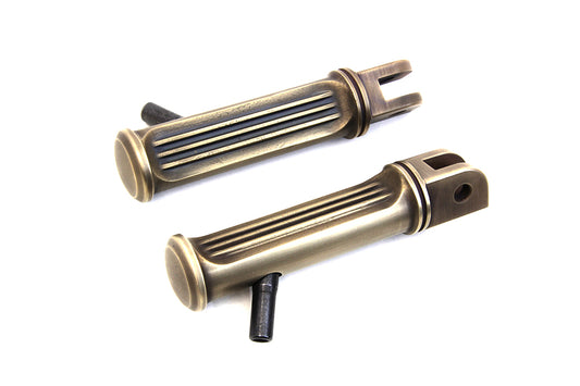 HARLEY Brass Driver Footpeg Set Fits 2018-UP FXBR, driver position 2018-UP FXBRS, driver position