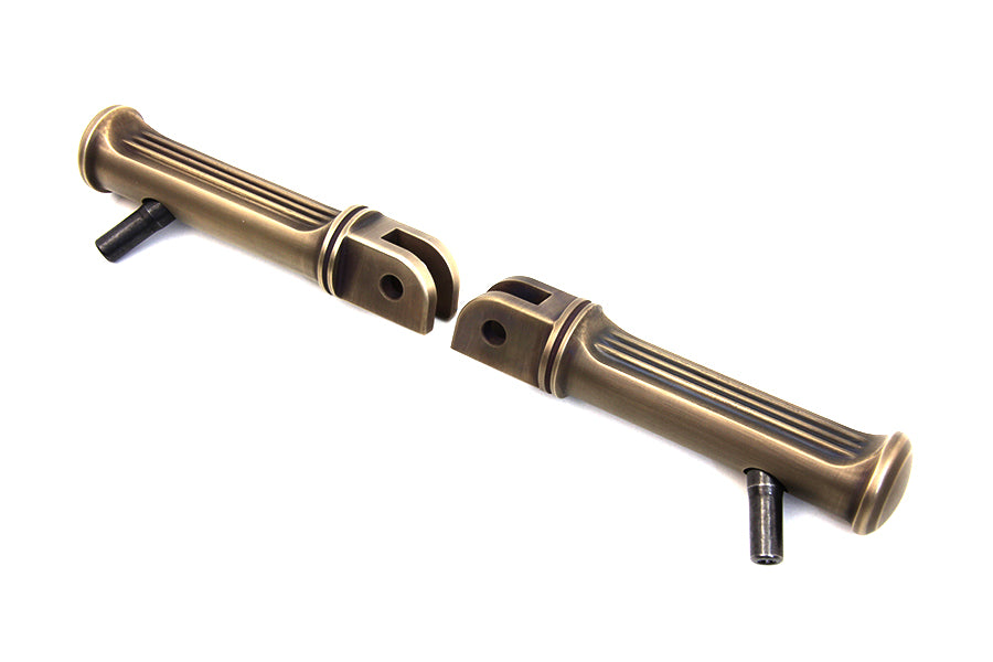 HARLEY Brass Driver Footpeg Set Fits 2018-UP FXBR, driver position 2018-UP FXBRS, driver position