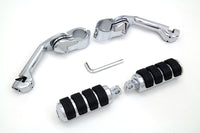 HARLEY Wyatt Gatling Cats Paw Footpeg Kit fits 0-  Custom,