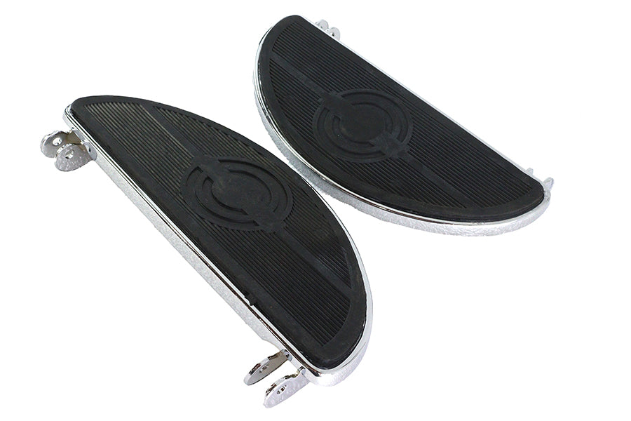 HARLEY Oval-Trittbrett-Set, passend für FL-Modelle von 1941–1985,