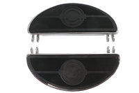 HARLEY Fahrer-Trittbrettset „D-Form“, Chrom, passend für FL-Modelle von 1941–1984,