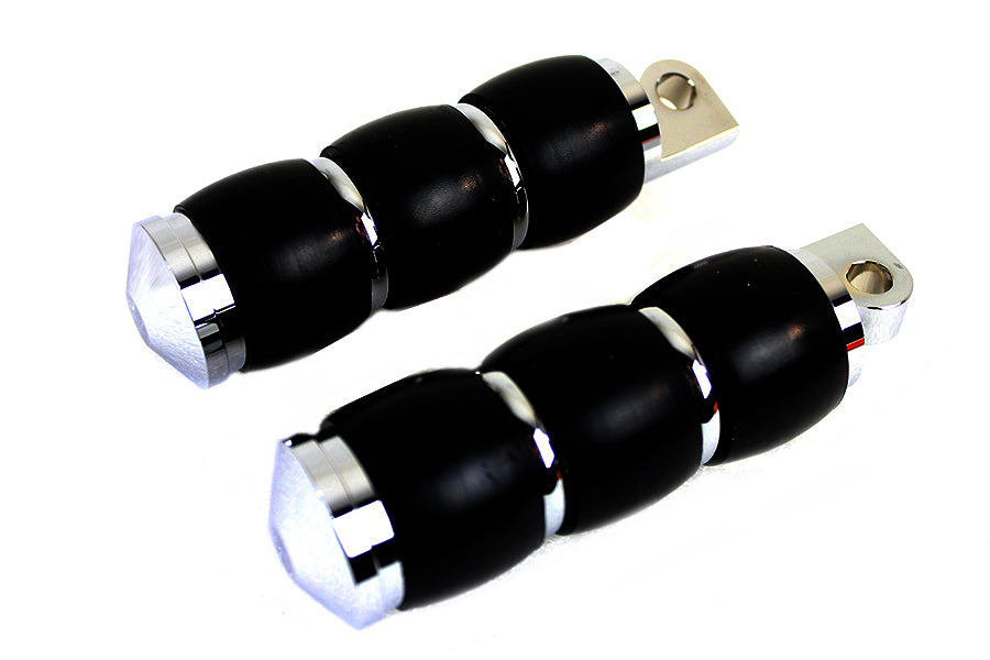 HARLEY Fußrasten-Set mit Banded-Stil, passend für XL ab 1982, FX ab 1985–2017,