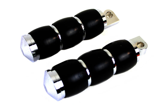 HARLEY Fußrasten-Set mit Banded-Stil, passend für XL ab 1982, FX ab 1985–2017,