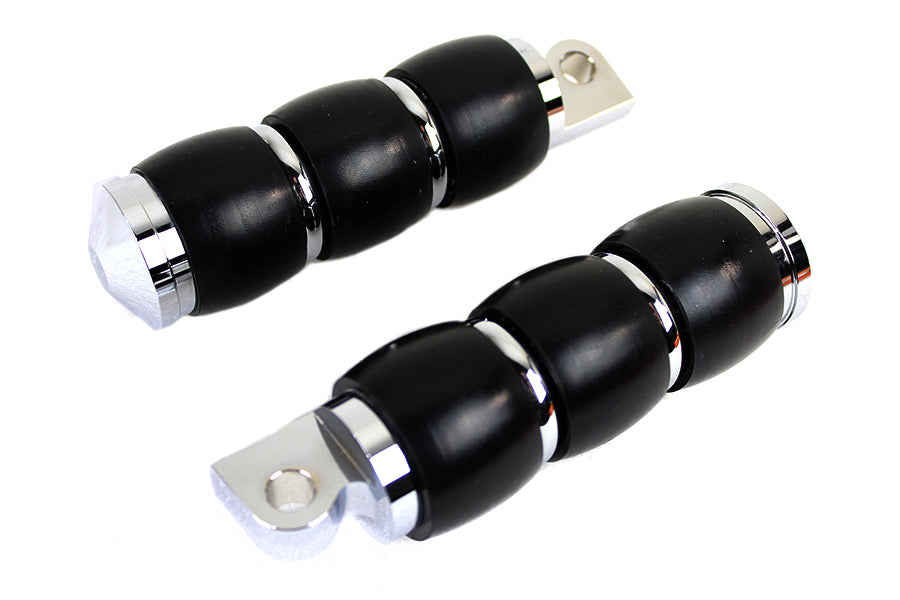 HARLEY Fußrasten-Set mit Banded-Stil, passend für XL ab 1982, FX ab 1985–2017,