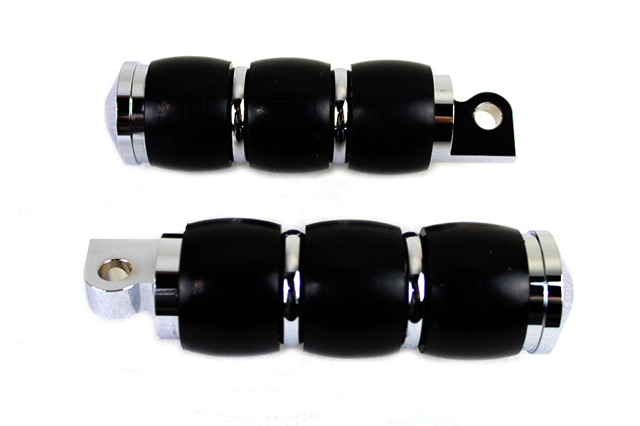 HARLEY Fußrasten-Set mit Banded-Stil, passend für XL ab 1982, FX ab 1985–2017,