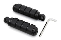 HARLEY Small Cats Paw Footpeg Set Black fits 0-  All, models with female mounting block