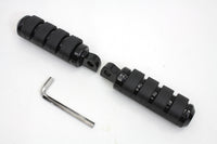 HARLEY Small Cats Paw Footpeg Set Black fits 0-  All, models with female mounting block