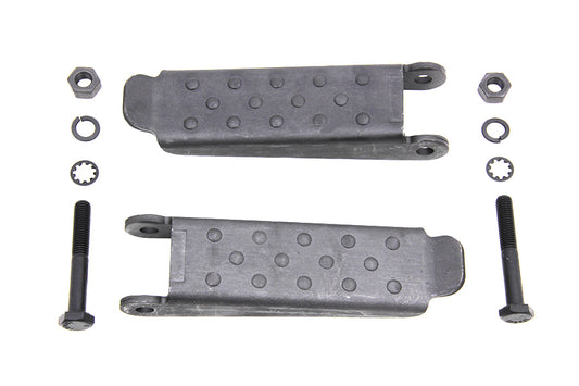 HARLEY Parkerized Combat Footpeg Set Fits 0-  Custom, application