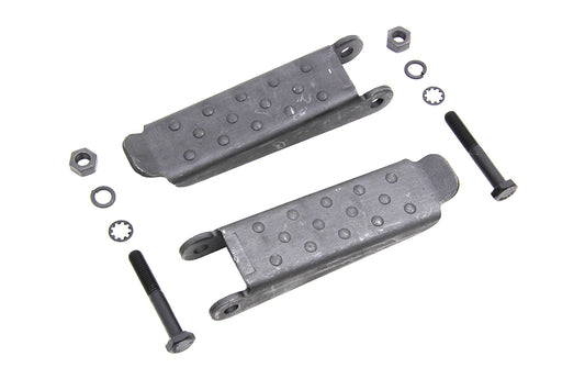 HARLEY Parkerized Combat Footpeg Set Fits 0-  Custom, application