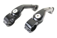 HARLEY Verstellbares Fußrastenhalterungs-Kit Schwarz Passend für 0-  Custom, Anwendung