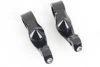 HARLEY Short Angled Footpeg Mount Kit Black fits 1980-UP FLT,   1980-UP FLT,
