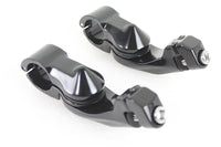 HARLEY Short Angled Footpeg Mount Kit Black fits 1980-UP FLT,   1980-UP FLT,