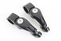 HARLEY Short Angled Footpeg Mount Kit Black fits 1980-UP FLT,   1980-UP FLT,