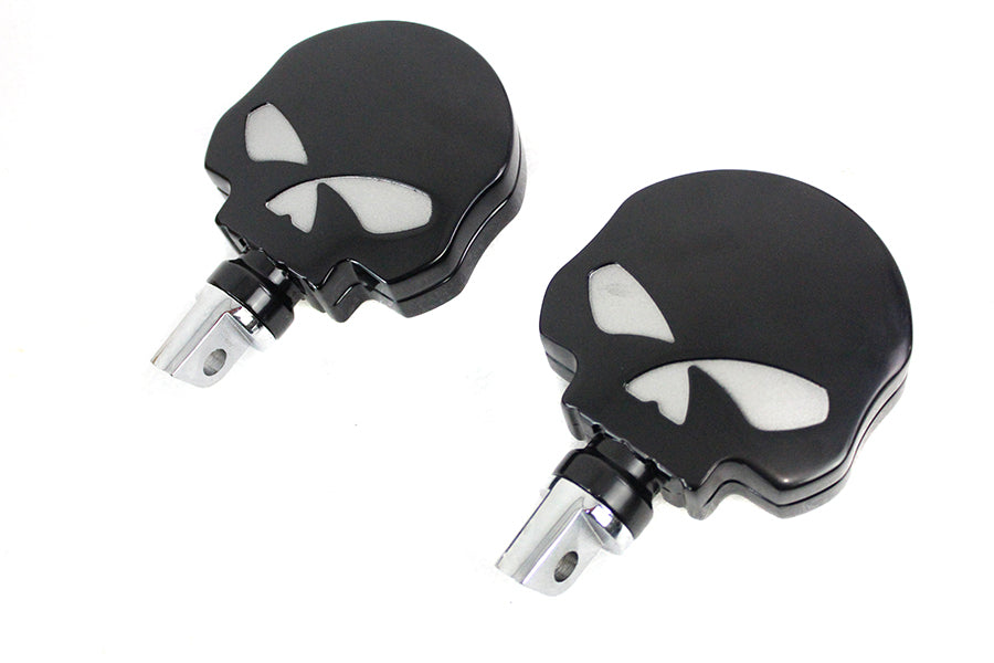 HARLEY Skull Highway Footpeg Set Black fits 0-  All, models with female mounting block