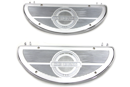 HARLEY Trittbrett-Set „Half Moon“ verchromt, passend für 1936-1952 EL, 1941-1965 FL, 1936-1952 G,