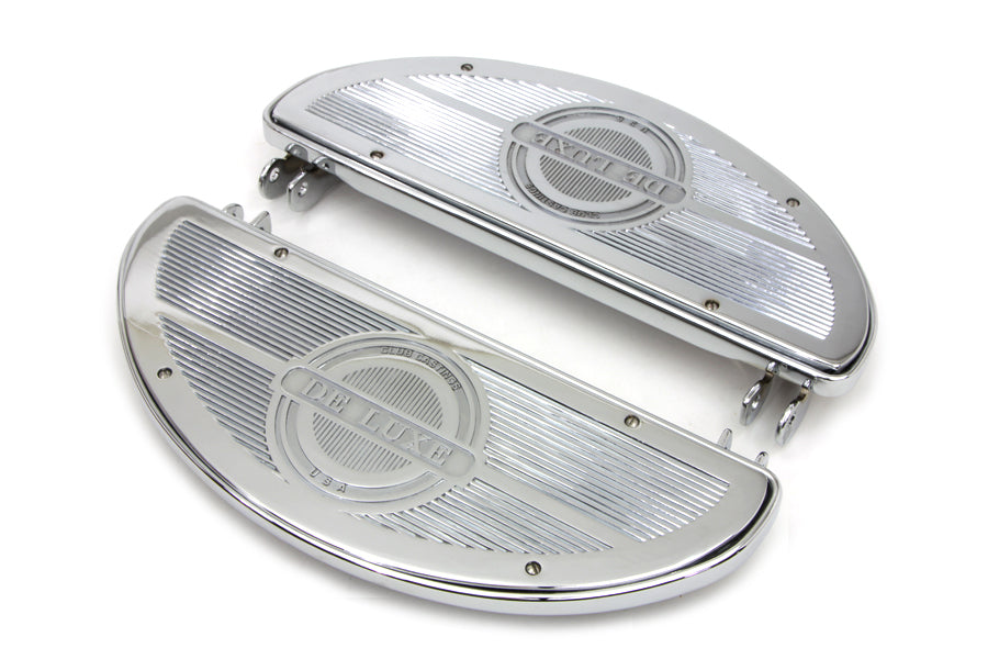 HARLEY Trittbrett-Set „Half Moon“ verchromt, passend für 1936-1952 EL, 1941-1965 FL, 1936-1952 G,