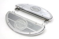 HARLEY Trittbrett-Set „Half Moon“ verchromt, passend für 1936-1952 EL, 1941-1965 FL, 1936-1952 G,
