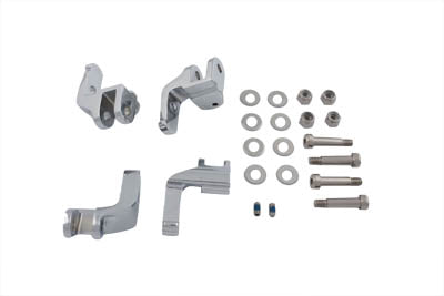 HARLEY Trittbrett-Relocation-Kit für Fahrer passend für 1999–2016 FLHT, 1999–2016 FLHR, 1999–2016 FLTR, 199
