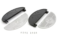 HARLEY Half Moon Trittbrett-Set schwarz, passend für 1936-1952 EL, 1941-1965 FL, 1936-1952 G,