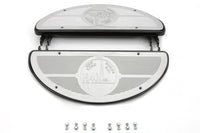 HARLEY Half Moon Trittbrett-Set schwarz, passend für 1936-1952 EL, 1941-1965 FL, 1936-1952 G,