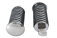 HARLEY O-Ring Style Fußrasten-Set Chrom Passend für 0- Alle Modelle mit weiblichem Montageblock