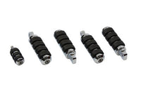 HARLEY Cats Paw Fußrasten-Kit Passend für 1980-1984 FX, 1985-2017 FXST, 1991-2017 FXD,