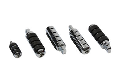 HARLEY Cats Paw Fußrasten-Kit Passend für 1980-1984 FX, 1985-2017 FXST, 1991-2017 FXD,