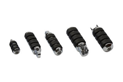HARLEY Katzenpfoten-Fußrasten-Kit passend für 1970–1990 XL, 1978–1984 FXE,