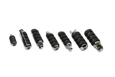 HARLEY Cats Paw Fußrasten-Kit Passend für 1970–1990 XL, 1978–1984 FXE,