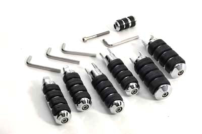 HARLEY Cats Paw Fußrasten-Kit Passend für XL-Modelle von 1970–1990, FX-Modelle von 1971–1984,