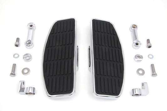 HARLEY Driver Adjustable Footboard Set Fits 0-  Custom, application to fit where a male clevis style