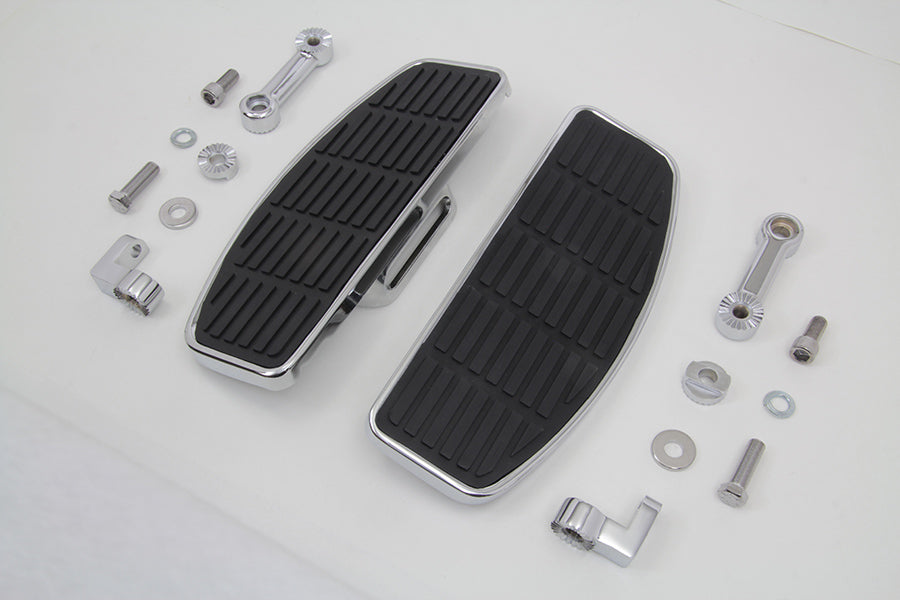 HARLEY Fahrertrittbrett-Set, verstellbar, passend für 0- Custom, passend für Anwendungen, bei denen eine männliche Gabelkopfhalterung benötigt wird
