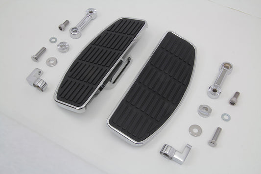 HARLEY Driver Adjustable Footboard Set Fits 0-  Custom, application to fit where a male clevis style