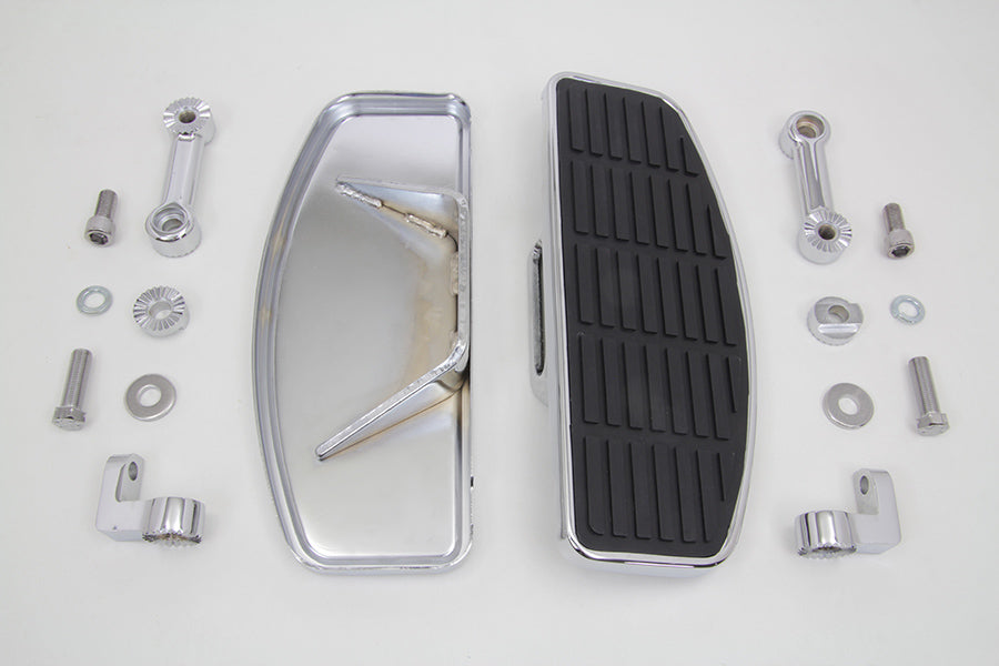HARLEY Fahrertrittbrett-Set, verstellbar, passend für 0- Custom, passend für Anwendungen, bei denen eine männliche Gabelkopfhalterung benötigt wird