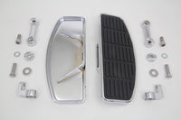 HARLEY Fahrertrittbrett-Set, verstellbar, passend für 0- Custom, passend für Anwendungen, bei denen eine männliche Gabelkopfhalterung benötigt wird