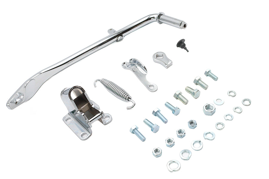 HARLEY Jiffy Seitenständer Baugruppe Chrom Passend für 1984-1999 FXST,
