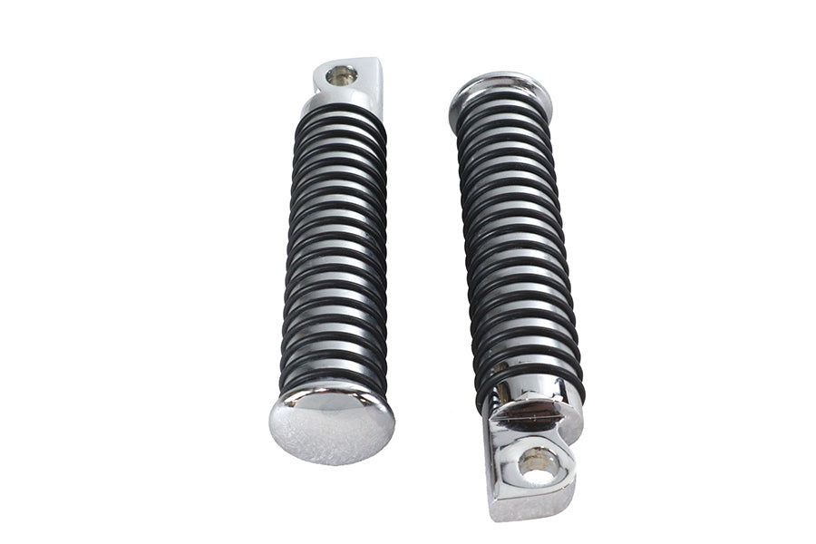 HARLEY O-Ring Style Extended Footpeg Set Chrom passend für alle Modelle mit weiblichem Aufnahmeblock