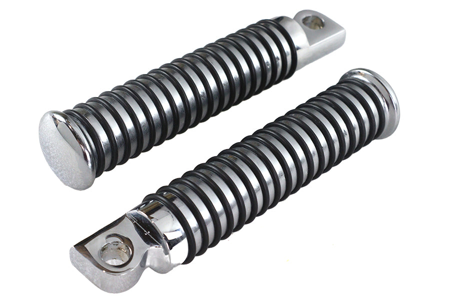 HARLEY O-Ring Style Extended Footpeg Set Chrom passend für alle Modelle mit weiblichem Aufnahmeblock