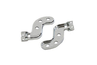 HARLEY Chrom Sozius-Fußrastenhalter Set Passend für 1936-1940 EL, 1941-1964 FL, 1936-1948 UL,