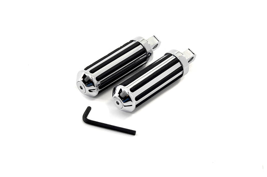 HARLEY Railer Style Driver Footpeg Set fits 0-  All, models with female mounting block